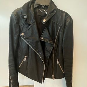 Free people leather jacket
